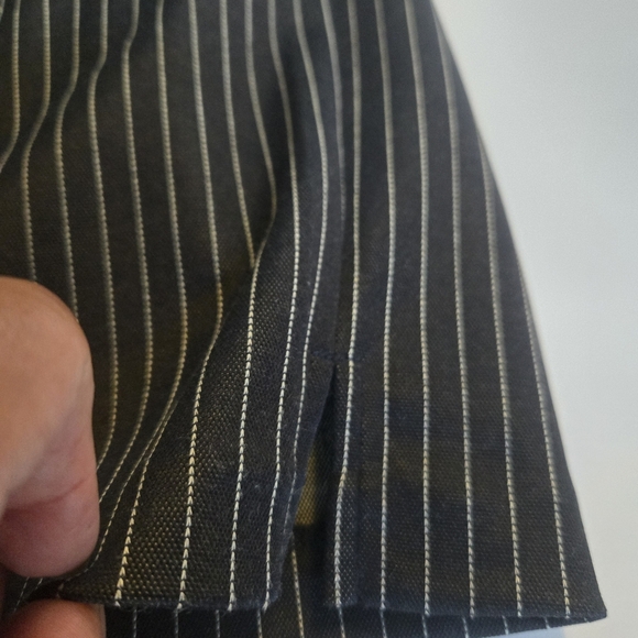 NWT Michael Kors Blue Pinstripe Dress Pants. Size 10 - Picture 10 of 11